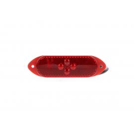 Rear position lamp LED 24V red 